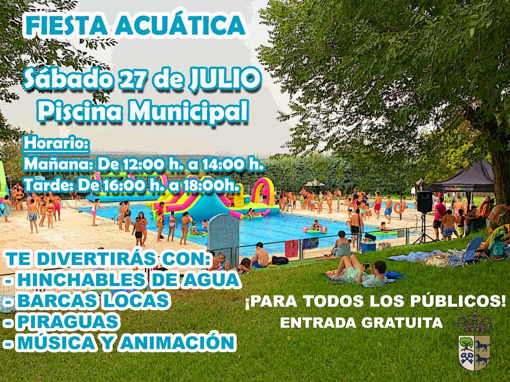 fiesta piscina cebolla verano