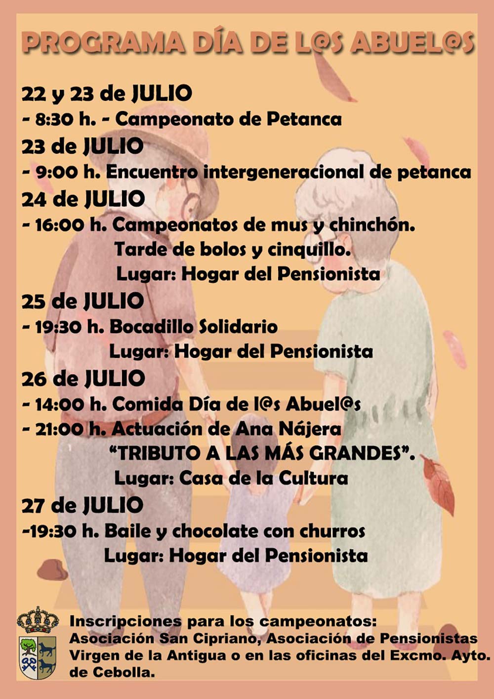 programa dia de los abuelos julio ayuntamiento de cebolla