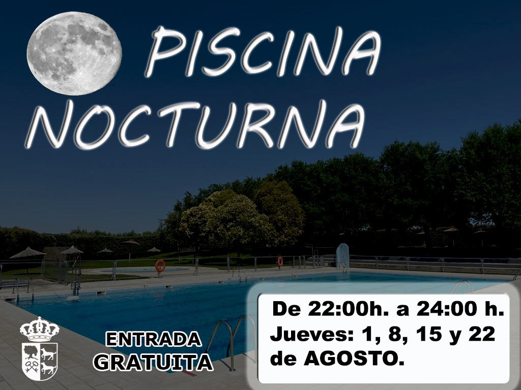 piscina nocturna cebolla agosto