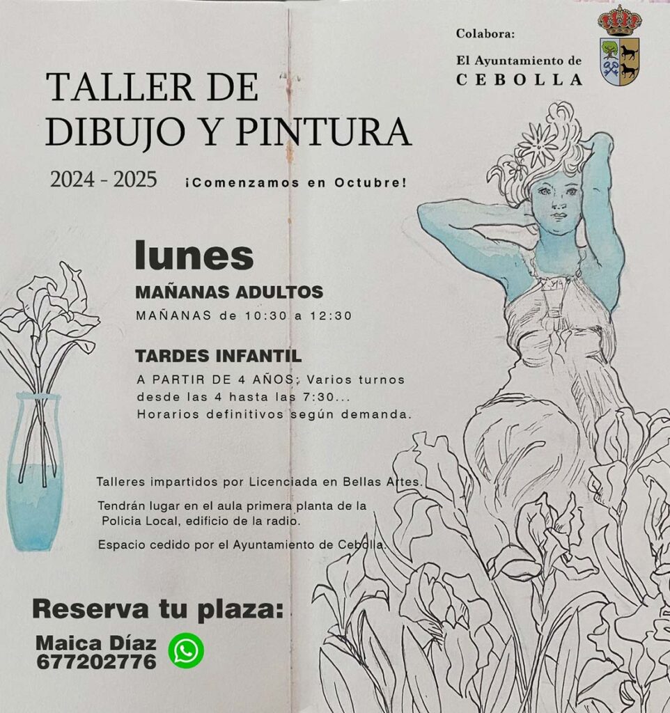 talleres dibujo y pintura en cebolla